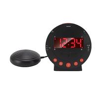 Reloj Despertador Súper Ruidoso para Personas Que Duermen Mucho, Reloj Despertador Digital de 113 Decibelios ABS Reloj Despertador con Vibración Súper Agitador Reloj Despertador