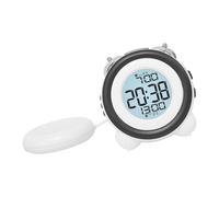 Reloj despertador vibratorio con vibración fuerte y retroiluminación de doble campana fácil de operar para dormitorio, oficina y viajes