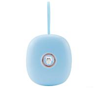 Reloj despertador vibratorio para dormir pesado, reloj digital de alarma dual debajo de la almohada, reloj despertador portátil con intensidad de vibración ajustable (azul)
