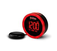 Reloj Despertador Vibratorio para Sordos con Alarma Sonora de 95 dB y Luz Intermitente - El Geemarc WAKE 'N' SHAKE Dynamite También Despierta a los que Duermen Mucho - Puerto de Carga USB - Versión ES