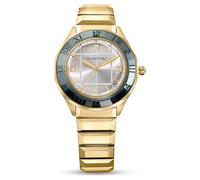 Reloj Dextera 3-hand, 37 mm, Fabricado en Suiza, Brazalete de metal, Tono dorado, Acabado tono oro OS