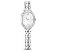 Swarovski Dextera Reloj Octagonal, Swiss Made, Pulsera De Metal, Tono Plateado, Acero Inoxidable