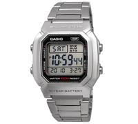 reloj digital Casio Classic W-800HD-1AV 44.2 × 36.8 × 13.4 mm. 10 años de batería 100m WR correa de acero