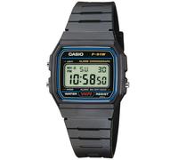 Reloj Digital Casio Collection F-91W-1YEG Para Niños Con Alarma Diaria