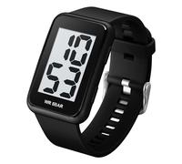 Reloj digital cuadrado para hombre Forrader con números grandes, esfera de gran tamaño, impermeable, LED, relojes deportivos con alarma, fecha, cronómetro, unisex, relojes electrónicos de pulsera para