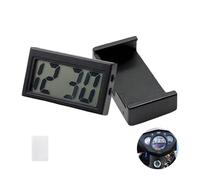 Reloj Digital de Coche, Reloj LCD Autoadhesivo, Duradero y Fácil de Leer, para la Gestión del Tiempo en Automóviles, Oficinas y Hogares, Compañero para Viajes y Uso Diario en Cualquier Momento