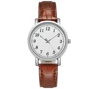Reloj digital de cuarzo para hombre, cronógrafo, de piel, para mujer, reloj de una sola mano