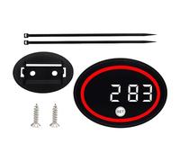 Reloj digital de moto en tiempo real | Pantalla de voltaje para reloj digital de motocicleta, para mujeres, adolescentes, entusiastas del motociclismo, transporte urbano, carretera, viajes cortos y