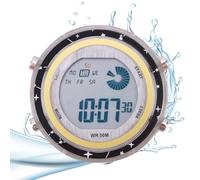 Reloj Digital De Motocicleta - Manejar De Marcación | Reloj De Micro-motores De Montaje En Moto Impermeable, Reloj De Manejo De Marcación, Reloj De Marcado De Moto Brillante, Reloj Eléctrico Para SUV,
