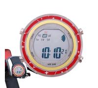 Reloj Digital De Motocicleta - Reloj Impermeable De Montaje En Manillar, Reloj De Tablero De Instrumentos Resistente A La Intemperidad | Accesorio De Para Motocicleta, Scooter, Coche, SUV
