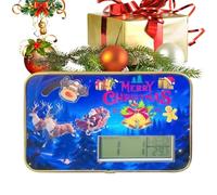 Reloj digital de Navidad | Reloj digital de Navidad con fecha y temperatura, decoración de gestión del tiempo para dormitorio, sala de estar, cocina, habitación de los niños, aula, mesita de noche