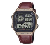 Casio - Reloj analógico Unisex de Cuarzo con Correa en AE-1200WHL-5AVEF, Correa