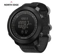 Reloj digital deportivo para hombre de la marca NORTH EDGE, ideal para correr, nadar, actividades militares y uso general. Incluye altímetro, barómetro y brújula. Resistente al agua hasta 50 metros. B