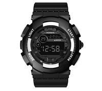 Reloj digital digital para hombre y exterior, con LED, para hombre, deportivo, deportivo, para niños, blanco, talla única