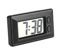 Reloj digital LCD - Reloj para vehículo ultra delgado Reloj para escritorio del tablero de instrumentos MiniTable Relojes electrónicos con fecha y hora Pantalla de calendario