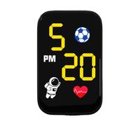 Reloj Digital LED Coche - Visibilidad Clara Día & Noche | Reloj Impermeable Luminoso Moto Con Base Adhesiva | Para Hombres Adolescentes Apasionados Ciclismo Trayectos Diarios Conducción Ciudad Salidas
