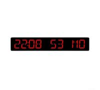 Reloj digital LED con automático, 4 niveles de brillo, temporizador de cuenta regresiva de hasta 999 días para cocina, escritorio, oficina, reloj despertador electrónico con visualización de fecha, (C