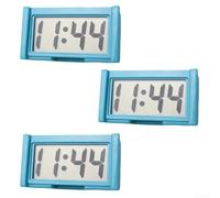 Reloj digital magnético para uso en salpicadero, impermeable y resistente a las roturas, LCD de fácil lectura para miradas rápidas, perfecto para coches o escritorios (azul)