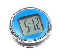 Reloj digital para coche, pequeño viento, Stick Clock, adhesivo Dashboard Decoration, impermeable Automotive Watch for Home and Cycle, 1.02 x 1.02 x 0.39 pulgadas