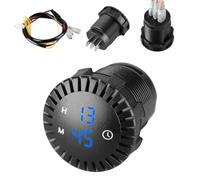 Reloj Digital para Coche Reloj Electrónico Impermeable 12V 24V