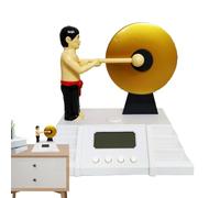 Reloj digital para dormitorio,Relojes digitales para dormitorios - Reloj de escritorio pequeño con de gong - Despertador creativo con de gong, despertador digital decorativo para durmientes elevados