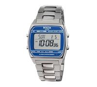 Reloj Digital Para Hombre Boccia Titanium 3738-06 Titan Plata Azul Ø40mm