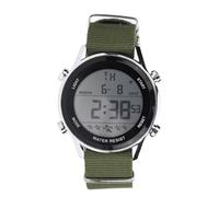 Reloj Digital para Hombres, Relojes Militares para Hombres, Retroilimitación de la Luz de Fondo Eléctrica, Parada de Relojes para Actividades (Green)