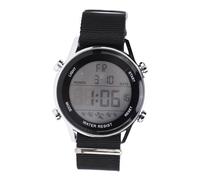 Reloj Digital para Hombres, Relojes Militares para Hombres, Retroilimitación de la Luz de Fondo Eléctrica, Parada de Relojes para Actividades (Black)