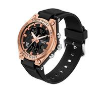 Reloj digital para mujer reloj deportivo impermeable analógico militar táctico retroiluminación LED cronómetro alarma relojes de pulsera, rosa metalizado, Deportivo
