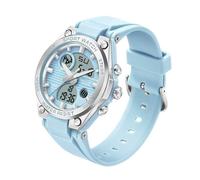 Reloj digital para mujer, reloj deportivo impermeable analógico, reloj militar táctico, retroiluminación LED, cronómetro, alarma, relojes de pulsera, azul, correa