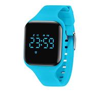 Reloj digital para niños de 5 a 12 años, reloj de seguimiento de fitness para niños con reloj despertador, cronómetro, reloj deportivo con contador de pasos, sin aplicación, reloj impermeable para,