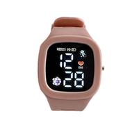 Reloj digital para niños, reloj de pulsera cuadrado luminou con pantalla LED colorida, reloj de silicona impermeable para niños, juguete educativo y regalos de cumpleaños para niñas de 3 a 10 años