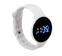 Reloj Digital para Niños Reloj Inteligente, Reloj Digital para Niños Correa de Reloj de Silicona Resistente Al Agua Reloj Electrónico LED a Prueba de Rayones para Niños Mujeres Mujeres(Blanco)