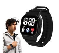 Reloj Digital - Relojes Deportivos para Les | Reloj Inteligente para, Relojes LED Impermeables, Silicona, Cómodo para Chicas