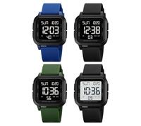 Reloj digital - Resistente al agua | Función de temporizador de pantalla LED | Reloj deportivo al aire libre resistente a los golpes | Trabajo diario Correr Viajes Fitness Buceo Durable Imper