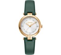 Reloj DKNY DK1L043L0025 Mujer Cuarzo Acero Correa Cuero Esfera Plata Nuevo