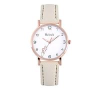 Reloj dorado para mujer, reloj inteligente de moda, deportivo, correa de acero inoxidable, correa de cuarzo analógico, paso de muñeca para mujer inteligente (blanco, talla única)