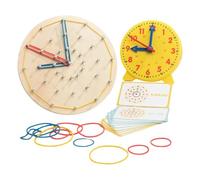 Reloj Educativo para niños | Juego Educativo Educativo con acertijos y matemáticas - Juguete Educativo de Relojes para niños en Edad Preescolar | para educación, Juego, Entretenimiento