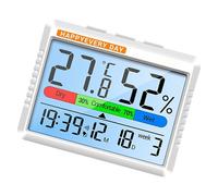 Reloj electrónico colgante que ahorra espacio con ajuste de alarma multifunción preciso de cronometraje adecuado para la hora precisa del reloj digital de la sala de estar