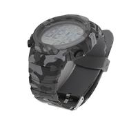 Reloj Electrónico de Luz Nocturna, Pantalla Digital Multifunción Multifunción 26 Cm para la Escuela (Camuflaje Gris)