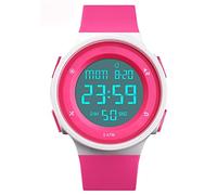 Reloj electrónico de Silicona para Hombre y Mujer, Deportivo, Resistente al Agua, LED, Digital, multifunción, cronómetro, para niña