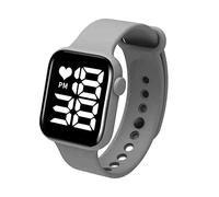 Reloj Electrónico LED Deportivo para Niños, Resistente Al Agua, Banda de Silicona Suave y Duradera, Adecuado para Niños, Verde, 4 × 4 × 2 Cm, 1 × Reloj (Genericpyg6ri5hfb-220829WD02-6)