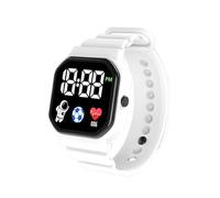 Reloj electrónico para estudiantes con LED de Internet, reloj electrónico cuadrado de astronauta, función de reloj para estudiantes y buen aspecto Vnl917, B, 26X2.4X1.5CM, Correa