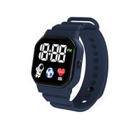 Reloj electrónico para estudiantes con LED de Internet, reloj electrónico cuadrado de astronauta, función de reloj para estudiantes y buen aspecto Vnl917, H, 26X2.4X1.5CM