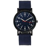 Reloj elegante de cuarzo para hombre, de piel, con correa, reloj de moda para hombre, C, One Size