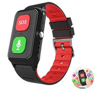 Reloj Emergencia Ancianos Pulsera SOS Rastreador GPS para Personas Mayores Llamada De Emergencia SOS,Ubicación GPS Teléfono Ayuda En Caso De Emergencia Cerca Eléctrica Videollamada,Red