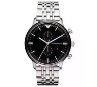 Reloj Emporio Armani AR0389 Gianni para hombre - Acero plateado