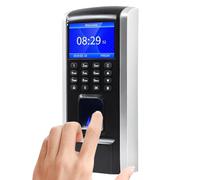 Reloj en Máquina, Control de Acceso por Huella Dactilar Máquina de Control de Asistencia Registrador de Entrada de empleados Reconocimiento de Huella Dactilar/contraseña/Tarjeta de identificación
