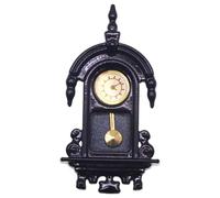 Reloj en miniatura para casa, objeto decorativo para una habitación realista, ideal para juegos de rol imaginativos con un diseño interior auténtico, para y coleccionistas, maiso