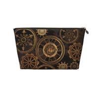 Reloj Engranajes Bronce Siglo, Bolsa de Maquillaje Bolsa de cosméticos Bolsa de artículos de tocador de Viaje portátil Bolsa de artículos de tocador